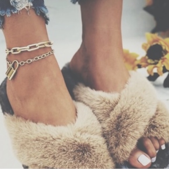 Nine West Taupe Teddy Slip Ons - Picture 10 of 11